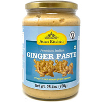 Asian Kitchen Ginger Cooking Paste 26.5Oz (750G) Glass Jar ~ Vegan | Gluten Free | Non-Gmo | No Colors | Indian Origin