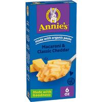 Annie's Classic Macaroni & Mild Cheddar Macaroni & Cheese Natural 6 Oz Box