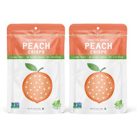 Natures Turn Freeze-Dried Fruit Snacks, Peach Crisps, Pack Of 2 (1.2 Oz Each)