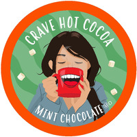 Crave Hot Chocolate Pods, Compatible With 2.0 K-Cup Brewers, Mint Chocolate, 40 Count