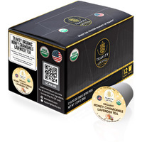 Organic Chamomile And Lavender Tea Pods For Keurig - Decaf Herbal Tea For Keurig K Cups - Honey Chamomile Lavender By Teavity (12 Tea Pods)