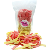 Smarty Stop Sour Mix Belt Gummy Candy Collections (Strawberry - Pineapple, 1 Pound (Pack Of 1))