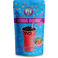 Watermelon Boba/Bubble Tea Drink Mix Powder By Buddha Bubbles Boba (10 Ounce) (283 Grams)