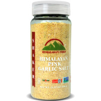 Himalayan Chef Garlic Salt, Plastic Shaker-12.35 Oz