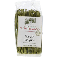Pasta Deliziosa! Handcrafted Pasta, Spinach Linguine, 12 Ounce