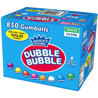 Dubble Bubble Fruit Gumballs 850 Ct. A1Q