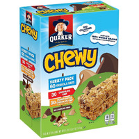 Quaker Chewy Granola Bars Variety Pack, 60 Ct. Net Wt 50.7Oz, 50.7 Oz