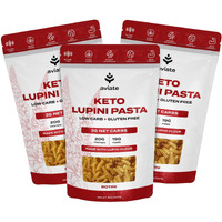 Aviate Keto Pasta Rotini - Low Carb (3G Net) Lupini Noodles, High Protein (20G), Gluten-Free, Made With Lupin Flour, Plant Based Vegan, Keto-Friendly, Low Carb - Rotini (8Oz) (Pack Of 3)