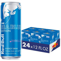 Red Bull Sea Blue Edition Energy Drink, 12 Fl Oz, 24 Cans (6 Packs Of 4)