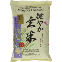 Sukoyaka Brown Rice, Genmai, 15-Pound