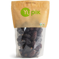 Yupik Organic Medjool Dates With Pits, 2.2 Lb, Non-Gmo, Gluten-Free, Vegan, Kosher, Dried Fruits, Naturally Sweet, Sulphite-Free, Source Of Fiber, Healthy Snacks, Ideal For Baking & Topping