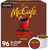 Mccafe Single-Serve Pods, Premium Roast, Classic, Box Of 24 Pods, Case Of 4 Boxes