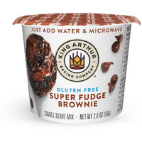King Arthur, Gluten-Free Single Serve Super Fudge Brownie Mix, Gluten-Free, Non-Gmo Project Verified, Certified Kosher (Pack Of 12)