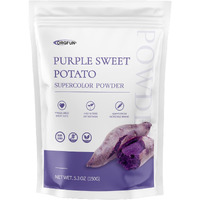 Orgfun Purple Sweet Potato Powder, 100% Natural Ube (Purple Yam) Powder, Locally Sourced, No Additives Gluten Free 5.3 Oz