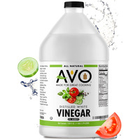 Avo 1 Gallon (128 Oz) Pure Natural Distilled White Vinegar - 5% Acidity