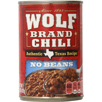 Wolf Brand Chili With No Beans, 15 Ounce (Pack Of 12)