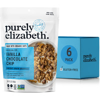 Purely Elizabeth Vanilla Chocolate Chip, Ancient Grain Granola, Gluten-Free, Non-Gmo (6 Ct, 72Oz Bulk)