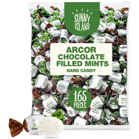 Arcor Chocolate Filled Mints Premium Hard Candy, 2 Pound Bag