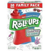 Fruit Roll-Ups Fruit Flavored Snacks, Variety Pack, 15 Oz, 30 Ct