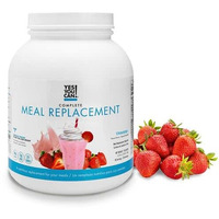 Yes You Can! Complete Meal Replacement - 15 Servings, 20G Of Protein, 0G Added Sugars, 21 Vitamins And Minerals - All-In-One Nutritious Meal Replacement Shake (Strawberry)
