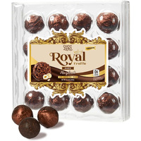Choczero Vegan Truffle - Dark Chocolate Hazelnut Royal Truffles - Dairy Free, Keto Friendly Gift (1 Box, 8.5Oz)