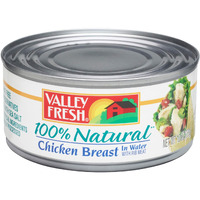 Valley Fresh Chicken Breast In Water With Rib Meat, 10-Ounce (Pack Of 12)