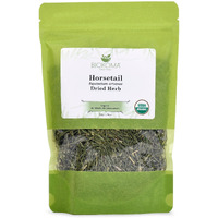 Biokoma Pure And Organic Horsetail Dried Leaves 50G In Resealable Pack Moisture Proof Pouch, Usda Certified Organic - Herbal Tea, No Additives, No Preservatives, No Gmo, Kosher