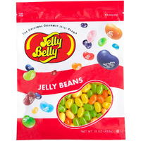 Jelly Belly Sunkist Citrus Mix Assorted Jelly Beans - 1 Pound (16 Ounces) Resealable Bag - Genuine, Official, Straight From The Source