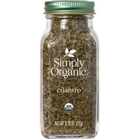 Simply Organic Cilantro Leaf, Cut & Sifted, Certified Organic | 0.78 Oz | Pack Of 6 | Coriandrum Sativum L.