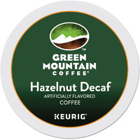 Green Mountain Coffee Hazelnut Decaf, Light Roasted, K-Cup Portion Pack For Keurig K-Cup Brewers, 24-Count