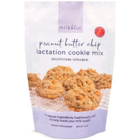 Milkbliss Lactation Cookies Mix- Oatmeal Peanut Butter Chip Breastfeeding Cookie Supplement Support For Breast Milk Increase- 15Oz