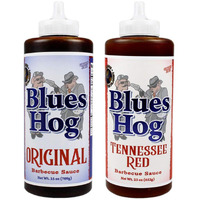 Blues Hog Original 25 Oz And Tennessee Red 23 Oz Bbq Sauce Squeeze Bottle 2 Pack