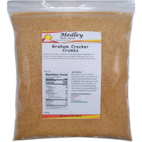 Medley Hills Farm Graham Cracker Crumbs - In Resealable Bag - 1.5 Lbs