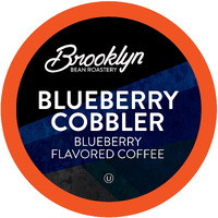 Brooklyn Beans Blueberry Cobbler Coffee Pods, Flavored Gourmet Pack, 40 Count - Compatible With Keurig 2.0 K Cup Brewers - Premium Quality, Rich And Smooth Taste, Single Serve Pods