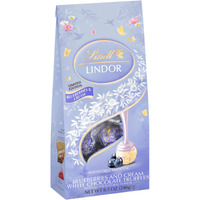 Lindt Lindor Blueberries & Cream White Chocolate Candy Truffles, White Chocolate Candy With Blueberries And Cream Truffle Filling, 8.5 Oz. Bag