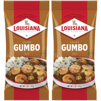 Louisiana Fish Fry Gumbo Base 5 Oz. (Pack Of 2) - Authentic Cajun Flavor In A Delicious Gumbo Base - Just Add Your Choice Of Meat And Or Seafood