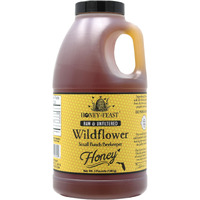 Honey Feast - Raw Wildflower Honey | From American Organic Floral Sources | 48 Ounces