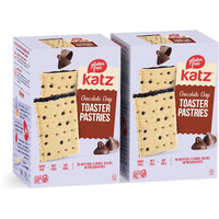 Katz Gluten Free Toaster Pastries. Chocolate Chip. Easy Breakfast Food Or Anytime Snacks For Adults & Kids. Sesame Free, Dairy Free, Nut Free, Peanut Free, Soy Free. Kosher Snacks 8 Oz (Pack Of 2)