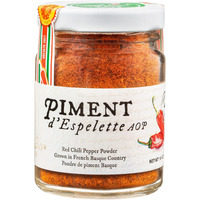 Gourmanity Piment D'Espelette Pepper Powder From Basque, France, Aromatic And Smokey With Mild Heat, Naturally Sun Dried Red Chili Seasoning For Mexican, Thai, Indian Food & More, Aop Classified, Non-Gmo,1.41 Oz Jar
