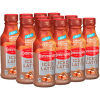 Community Coffee Iced Latte Coffee Drink, Caramel Pralines & Cream, Natural Flavors, 13.7 Fluid Ounce (Pack Of 12)