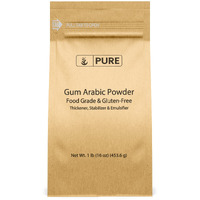 Pure Original Ingredients Gum Arabic (Acacia) Powder (1 Lb) Essential Ingredient For Diy Watercolor Paints, Craft Cocktails, Royal Icing, Ice Cream
