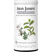 The Republic Of Tea Asian Jasmine White Tea, 50-Count