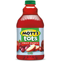 Mott's Motts For Tots Fruit Punch, Immunity Support, 64-Ounce Bottles (Pack Of 8)
