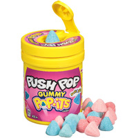 Push Pop Pop-Its Halloween Candy - 8 Ct Bulk Chewy Gummies In Assorted Fruity Flavors - Fun Gummy Candy For Halloween Candy Bowls, Party Favors, And Trick Or Treat Halloween Goodie Bags