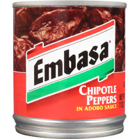 Embasa Chipotle Peppers In Adobo Sauce, 7 Oz Can (12-Pack)