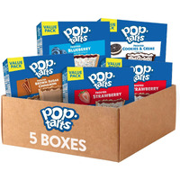 Pop-Tarts Toaster Pastries, Breakfast Foods, Kids Snacks, Variety Pack (5 Boxes, 60 Pop-Tarts)