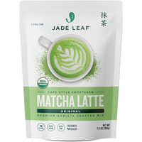 Jade Leaf Matcha Organic Caf   Style Sweetened Matcha Latte Premium Barista Crafted Mix - Original - Authentically Japanese (5.3 Ounce Pouch)