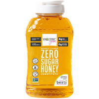Wholesome Yum Zero Sugar Honey Substitute (Keto Honey) - Natural Sugar Free Honey Alternative With Monk Fruit & Allulose - Zero Net Carbs, Non Gmo, Gluten Free, No Aftertaste (11 Oz)