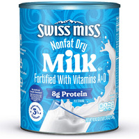Swiss Miss Nonfat Dry Milk With Vitamins A And D, Makes Over 3 Gallons, 45.43 Oz.