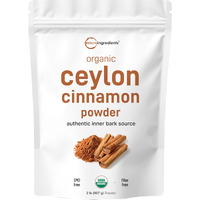 Organic Ceylon Cinnamon Powder, 2Lbs | Premium Sri Lanka Cinnamon For Spice & Seasoning | Great For Baking, Cooking & Drinks | Additive Free, Non-Gmo, Bulk Supply